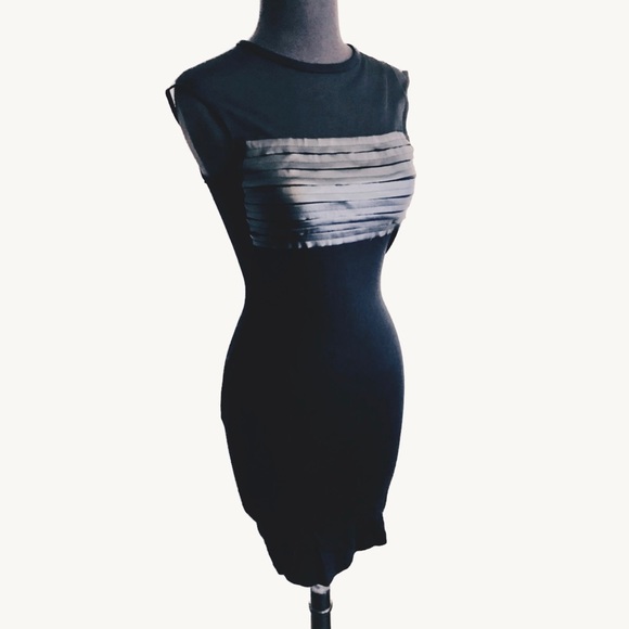 Diesel Dress with Mesh and Leather Bodice - Picture 3 of 16